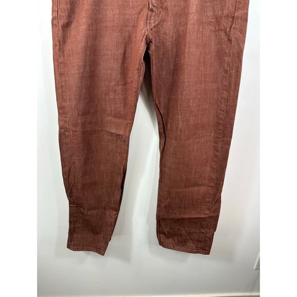 Levi’s 501 White Oak Cone Denim Straight Leg Button Fly Jeans Red 40x34 / 38x33 - Picture 10 of 14